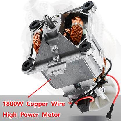1800W Heavy Duty Commercial Grade Blender Mixer Juicer High Power Food Processor Ice Smoothie Bar Fruit Blender 26000RPM 110V