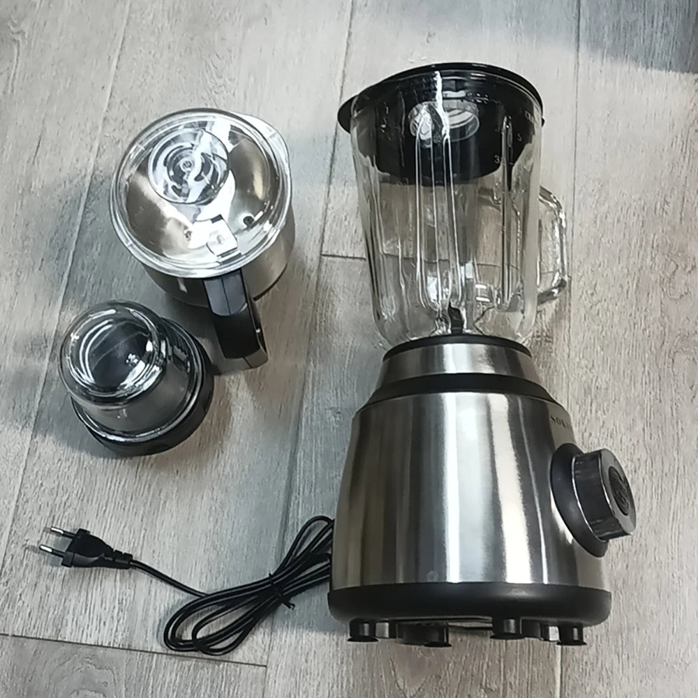 1000W 3 in 1 Juice Portable Blender Mixer Machine Electric Kitchen Juicer Food Processor Coffee Bean Cup 110V/220V Home 믹서기 레몬즙